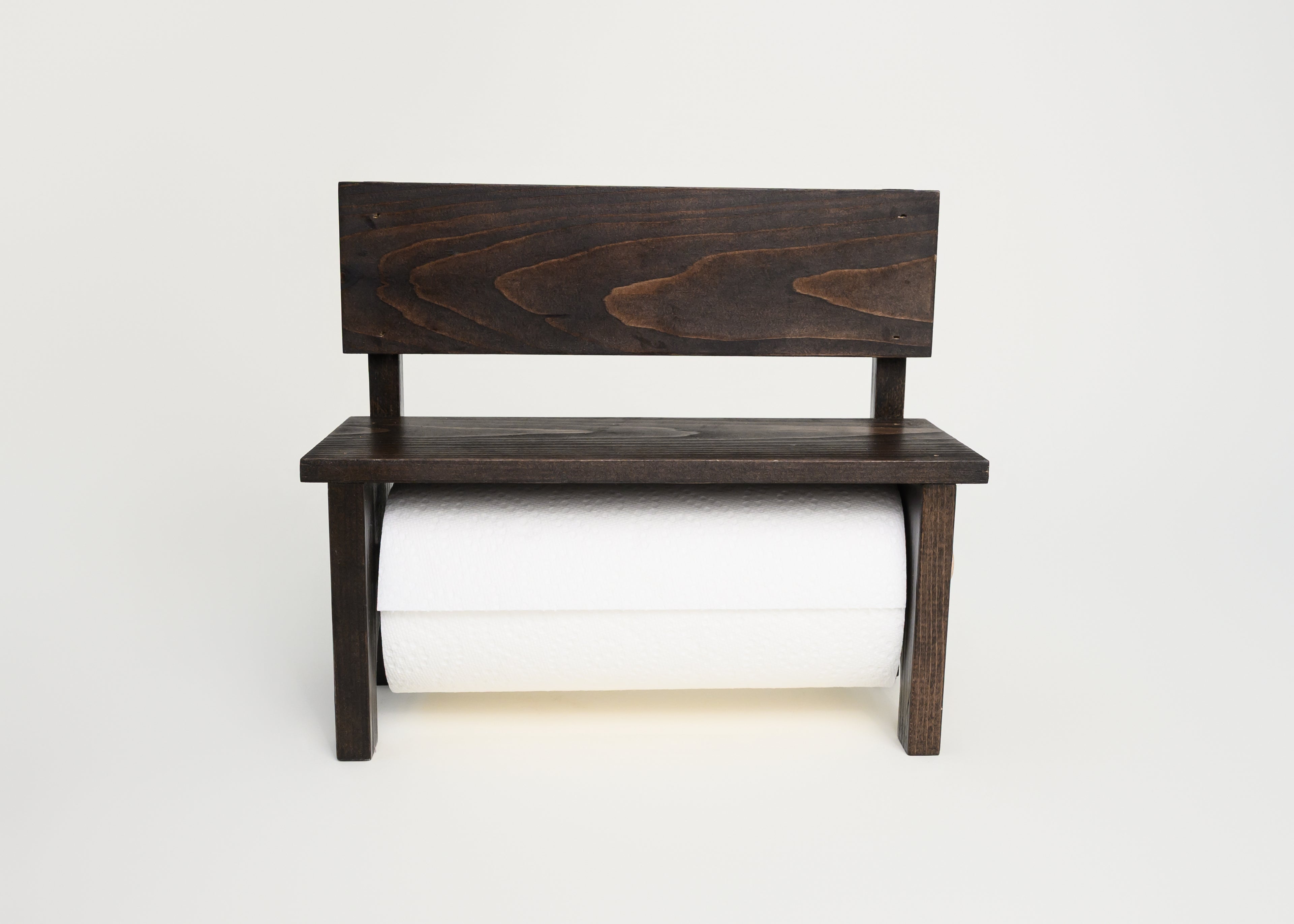 handcrafted bourbon-themed paper towel holder