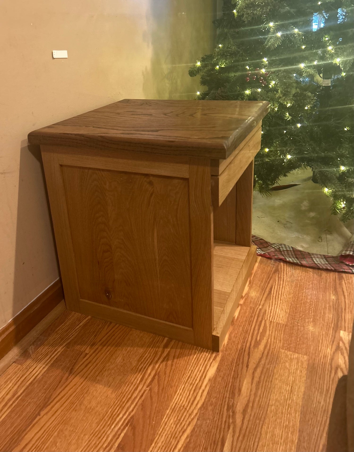 Handcrafted from durable solid wood