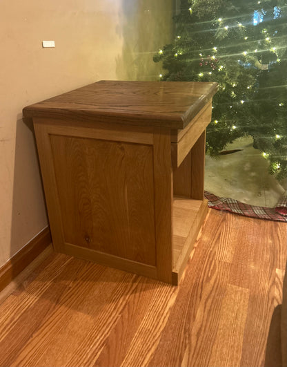 Handcrafted from durable solid wood