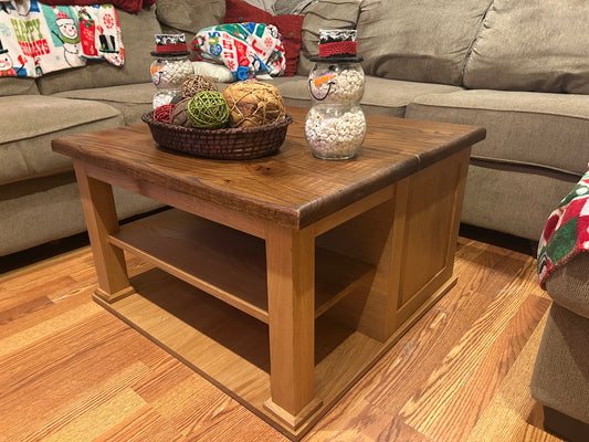 White Oak Lift Top Coffee Table