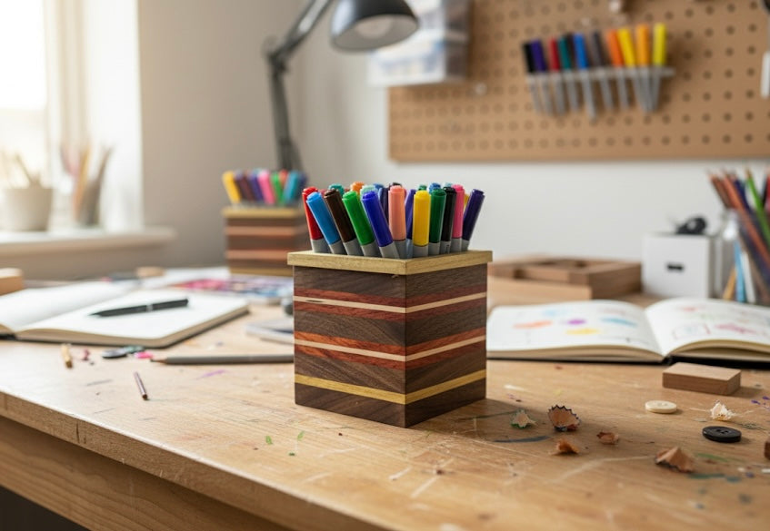 elegant wood office storage organizer