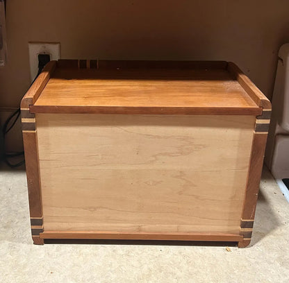 Handcrafted Cherry and Walnut bread box