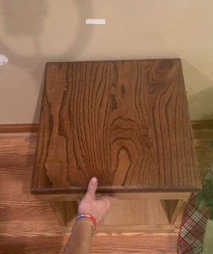 Handcrafted from durable solid wood