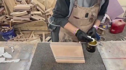 Handcrafted Cherry and Walnut bread box